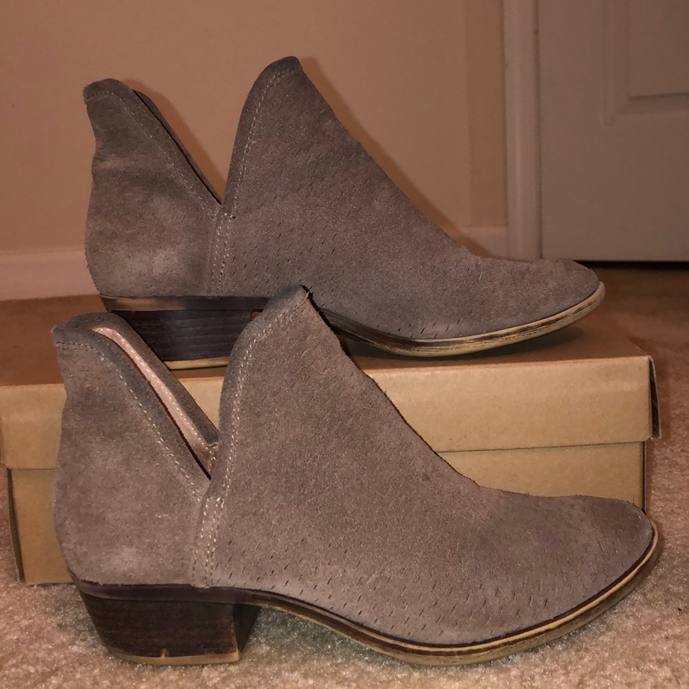 Suede Lucky Brand Ankle Booties